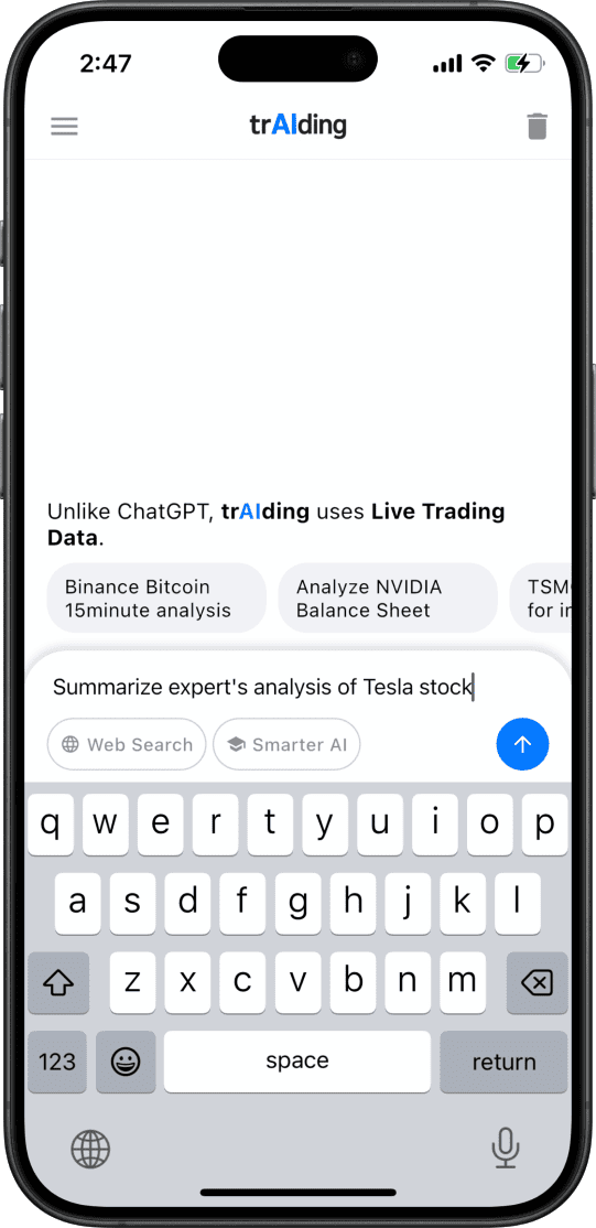 trAIding GPT App Screenshot